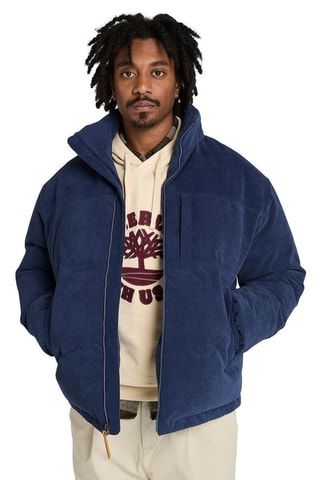 Anorak con capucha Goose Eye - Azul