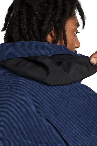 Anorak con capucha Goose Eye - Azul