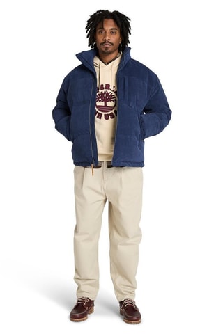 Anorak con capucha Goose Eye - Azul