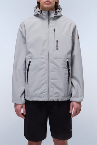 Chaqueta con capucha A Tundra - Gris