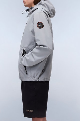 Chaqueta con capucha A Tundra - Gris