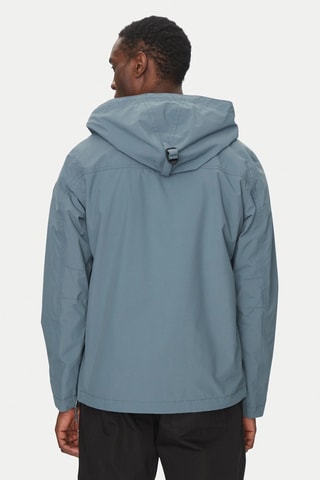 Chaqueta con capucha - Azul