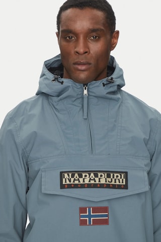 Chaqueta con capucha - Azul