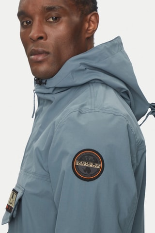 Chaqueta con capucha - Azul