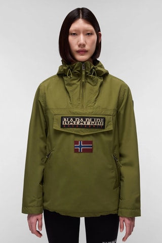Chaqueta con capucha - Caqui