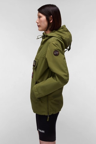 Chaqueta con capucha - Caqui
