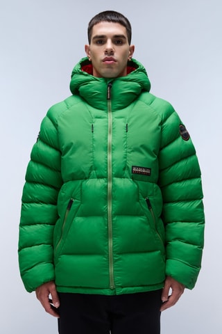 Anorak con capucha - Verde