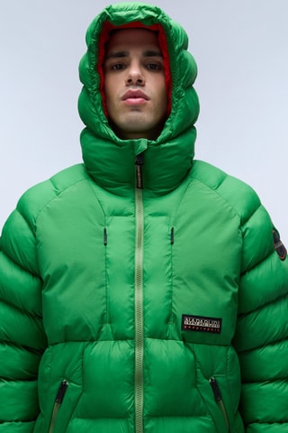 Anorak con capucha - Verde