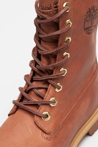 Botines de piel - Marrón