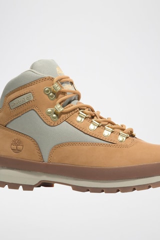 Botas de piel - Beige, marrón y gris