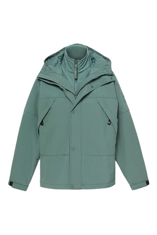 Chaqueta con capucha - Verde