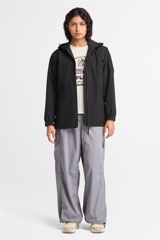 Chaqueta con capucha - Negro