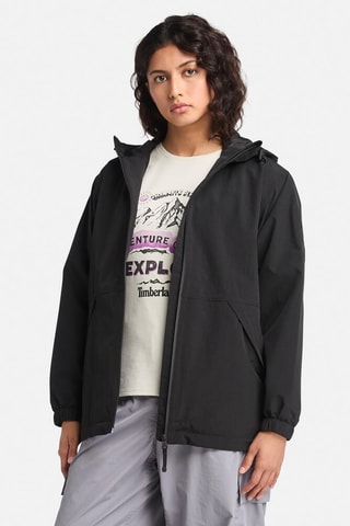Chaqueta con capucha - Negro