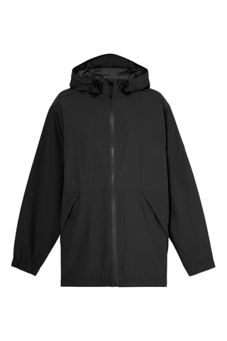 Chaqueta con capucha - Negro