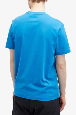 Camiseta Box - Blanco, azul y gris