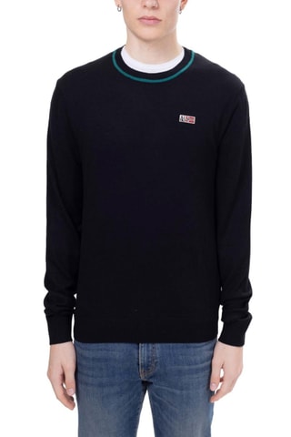 Jersey de lana Donori C - Negro, rojo y verde