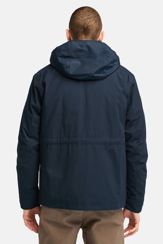 Chaqueta con capucha - Azul marino