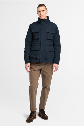 Chaqueta con capucha - Azul marino