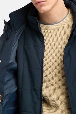 Chaqueta con capucha - Azul marino
