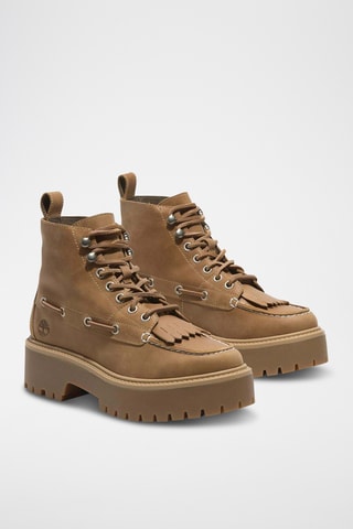 Botas de piel - Camel