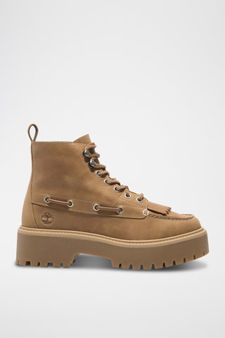 Botas de piel - Camel