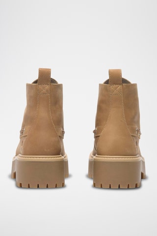 Botas de piel - Camel