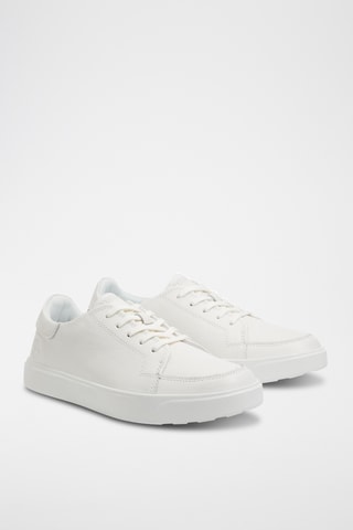 Zapatillas de piel - Blanco