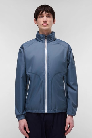Chaqueta con capucha - Azul