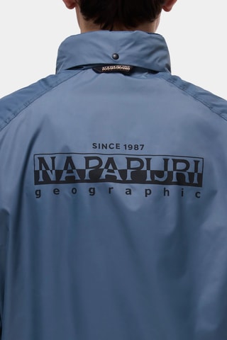 Chaqueta con capucha - Azul