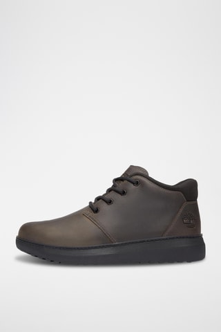 Botas de piel - Gris oscuro