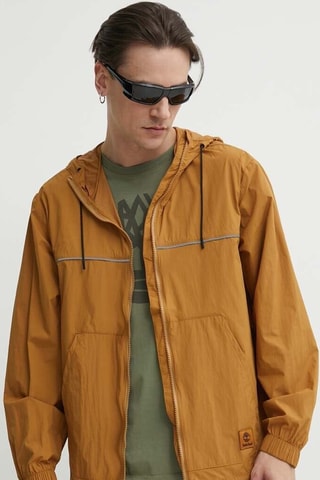 Chaqueta con capucha - Marrón