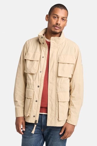 Chaqueta con capucha - Beige