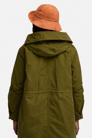 Chaqueta con capucha - Verde oscuro