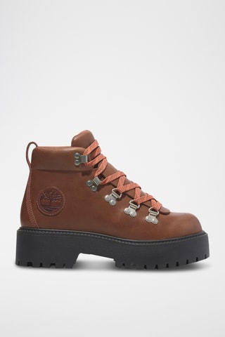 Botines de piel - Marrón