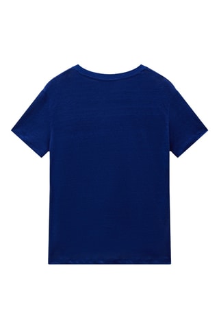Camiseta de lino - Azul