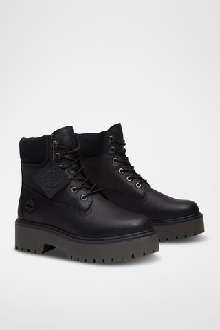 Botas de piel - Negro
