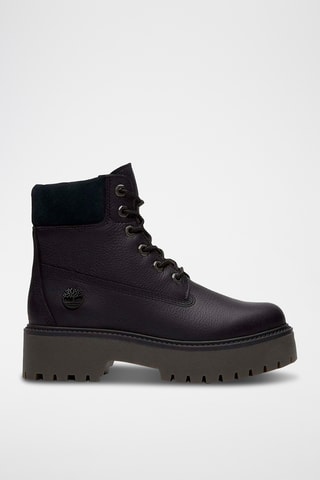 Botas de piel - Negro