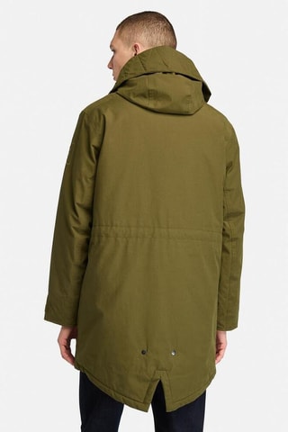 Chaqueta con capucha - Verde oscuro