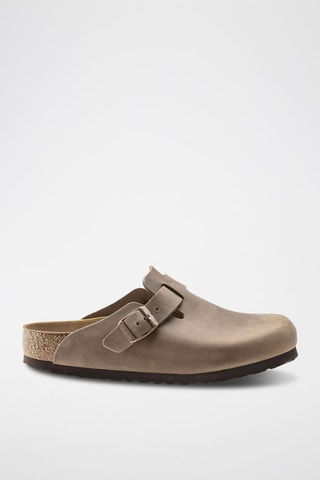 Sabots en cuir Boston - Marron - Normale