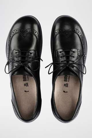 Derbys en cuir Laramie - Etroite - Noir