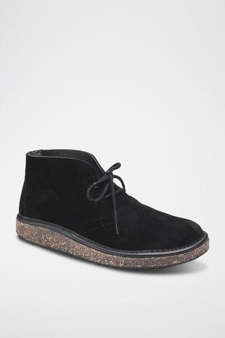Bottines en cuir Milton - Etroite - Noir