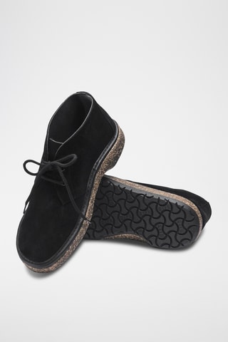 Bottines en cuir Milton - Etroite - Noir