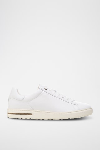 Baskets en cuir Bend - Etroite - Blanc