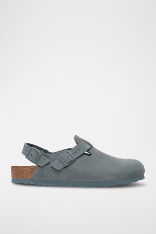 Sandales en nubuck Tokyo - Etroite - Gris