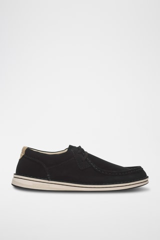 Derbys en nubuck Pasadena - Etroite - Noir