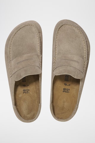 Sabots en nubuck Naples Wrapped - Etroite - Taupe