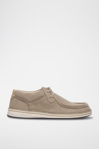 Derbys en nubuck Pasadena - Normale - Taupe