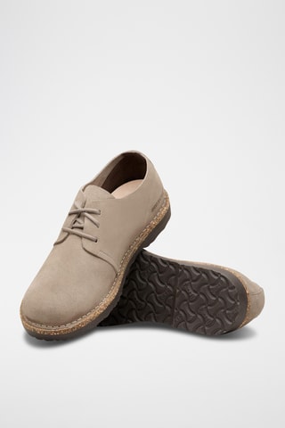 Derbys en nubuck Uppsala Low - Etroite - Taupe