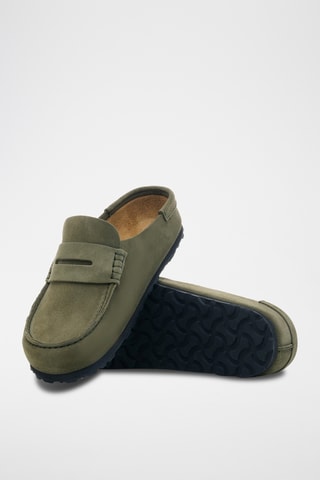 Nubuck Clogs Naples Wrapped - Normaal - Kaki