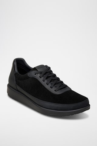 Leren Sneakers Honnef City - Normaal - Zwart 
